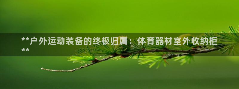 耀世开盘：**户外运动装备的终极归属：体育器材室外收