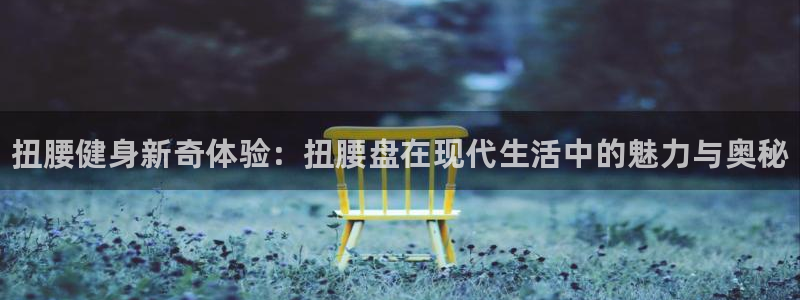 耀世平台代理怎么做的：扭腰健身新奇体验：扭腰盘在现代生活中的