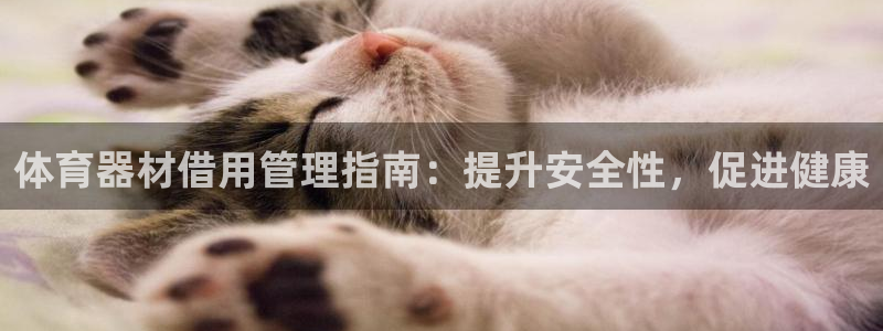 耀世娱乐平台主管：体育器材借用管理指南：提升安全性，