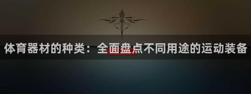 耀世而来是什么意思：体育器材的种类：全面盘点不同用途