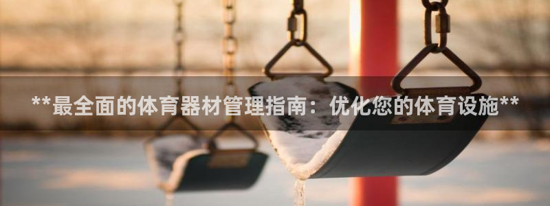 耀世集团耀哥：**最全面的体育器材管理指南：优化您的